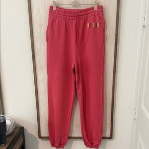 Moschino Couture pink sweatpants joggers